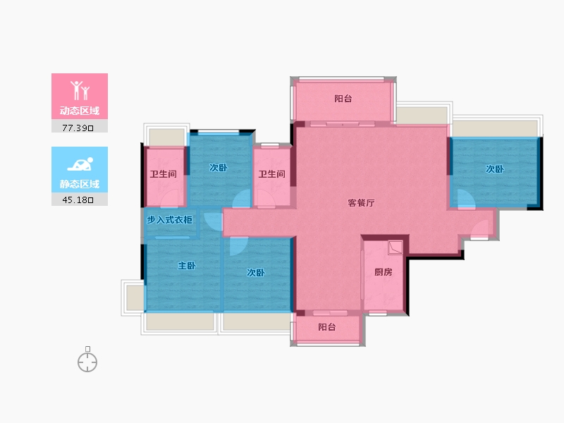 广东省-佛山市-金融街金悦府-109.65-户型库-动静分区