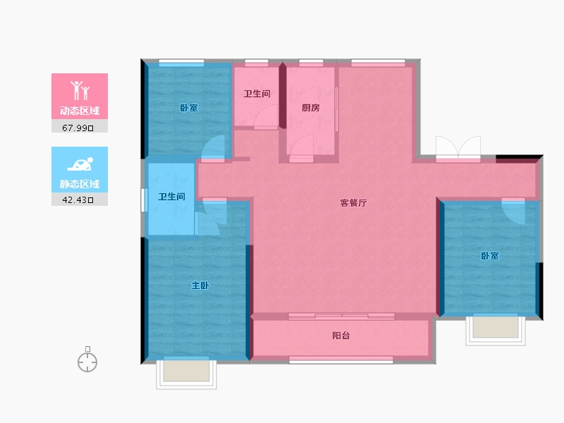 河北省-石家庄市-高新交投五号院-119.20-户型库-动静分区