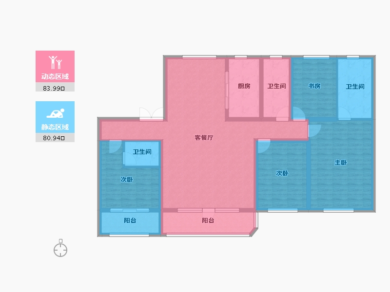 河北省-衡水市-紫瑞园-144.00-户型库-动静分区