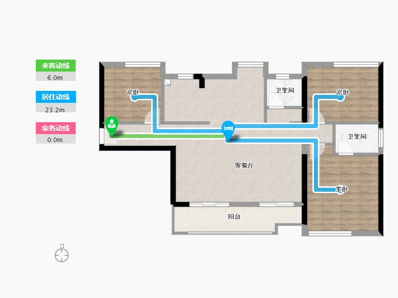 福建省-福州市-福厝远山拾里-93.54-户型库-动静线