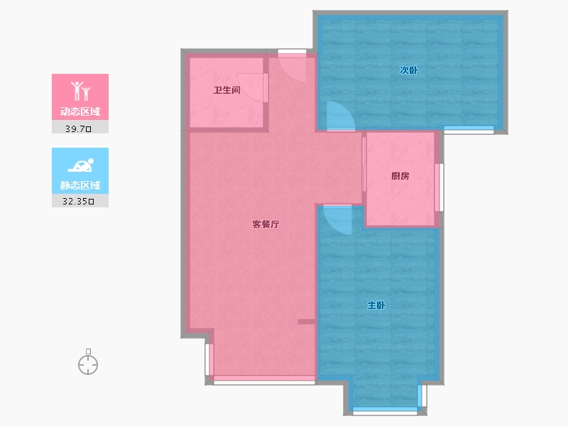 河北省-廊坊市-潮白人家-北区-63.00-户型库-动静分区