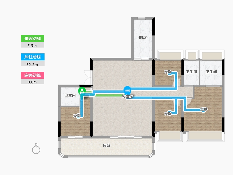 湖北省-荆门市-江与山-136.00-户型库-动静线