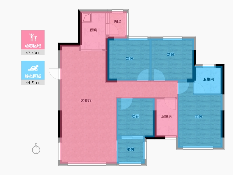 四川省-广安市-和喜云顶-77.60-户型库-动静分区