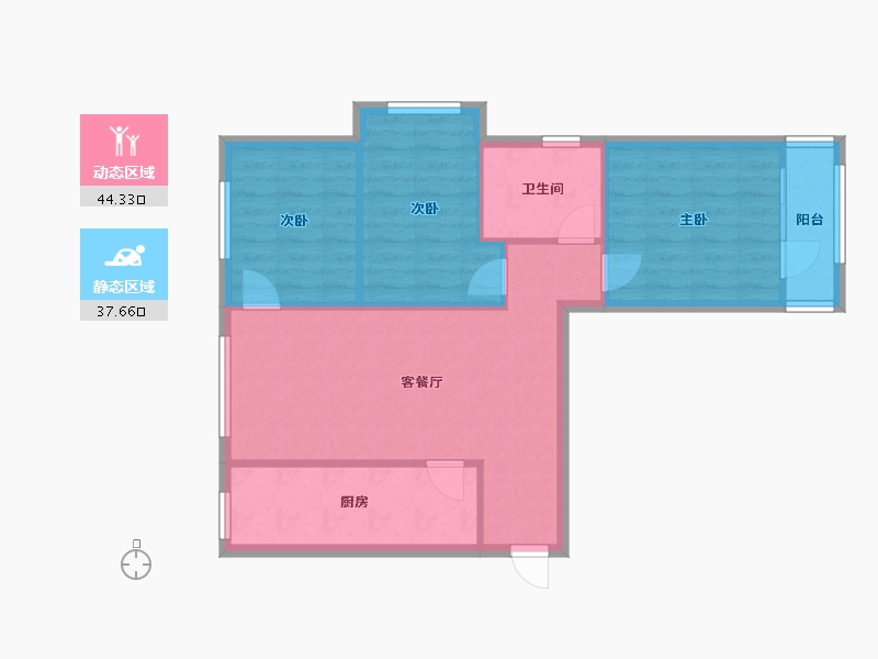 河北省-秦皇岛市-香邑溪谷-77.41-户型库-动静分区