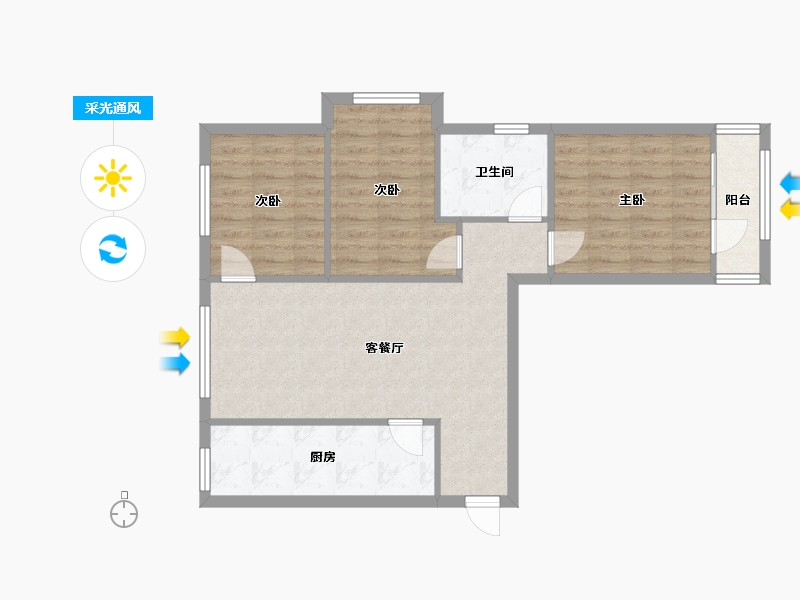 河北省-秦皇岛市-香邑溪谷-77.41-户型库-采光通风