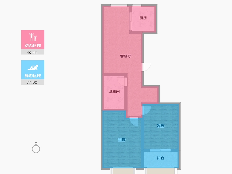 山东省-聊城市-羡林苑-68.00-户型库-动静分区