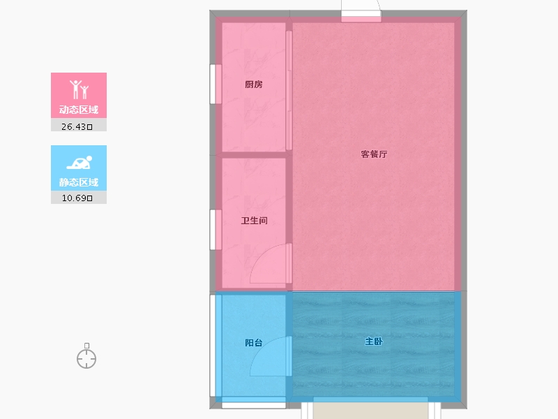 陕西省-西安市-恒大御景-37.00-户型库-动静分区