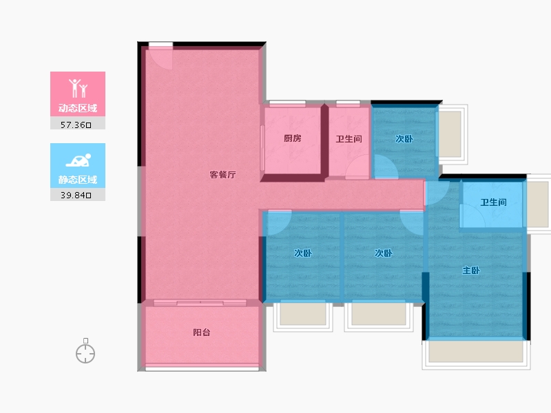 广东省-湛江市-汇泉盛景名苑-115.20-户型库-动静分区