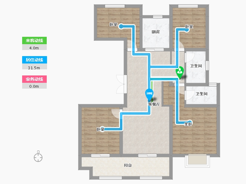 河北省-邢台市-宁晋天一府-116.00-户型库-动静线