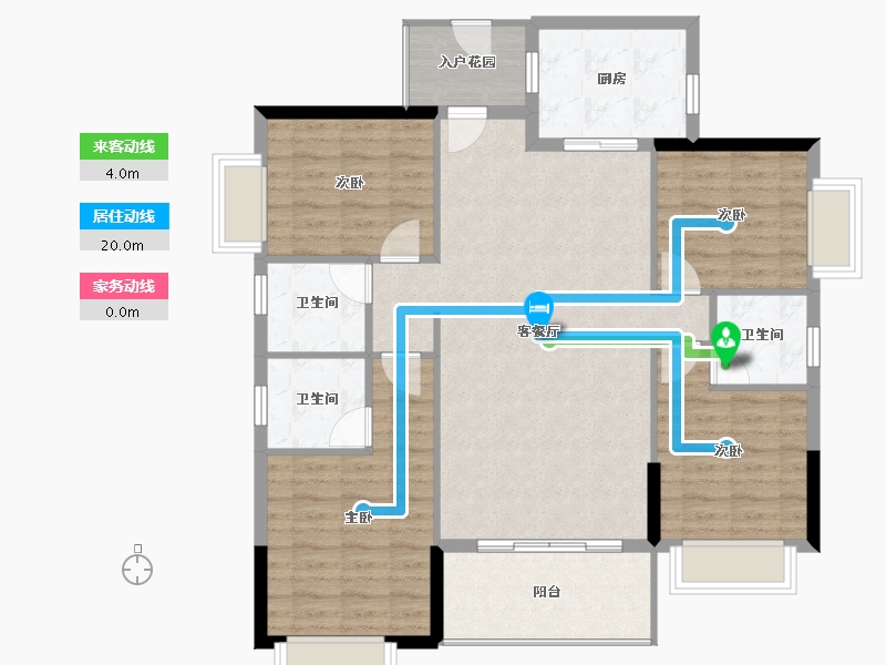 广东省-云浮市-银河港湾花园-109.29-户型库-动静线