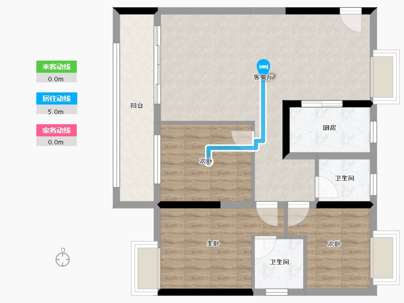 江西省-赣州市-金骏书香府-88.00-户型库-动静线