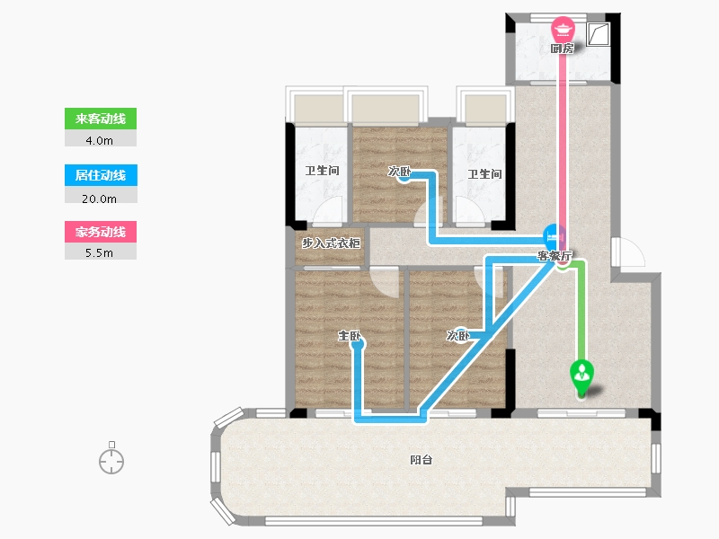 湖北省-黄冈市-孝感九里-98.27-户型库-动静线