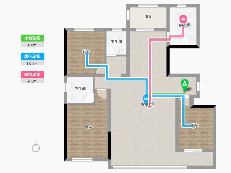 宁夏回族自治区-银川市-三鑫·阅云庭-114.68-户型库-动静线