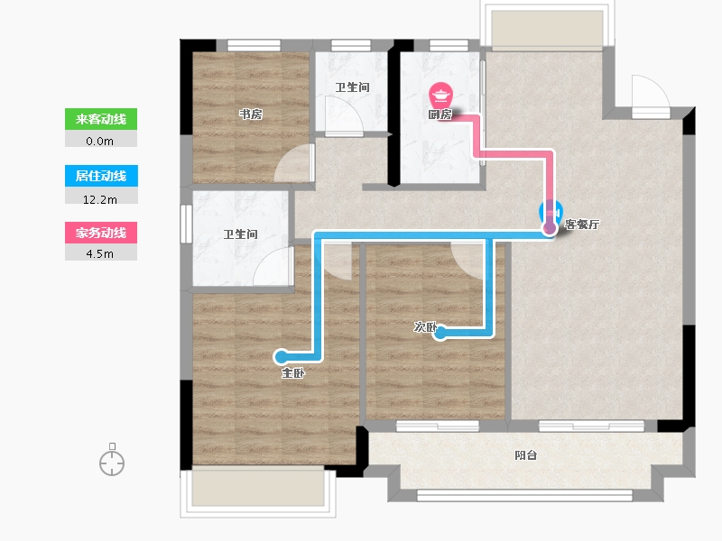 浙江省-嘉兴市-工联·云悦府-81.51-户型库-动静线