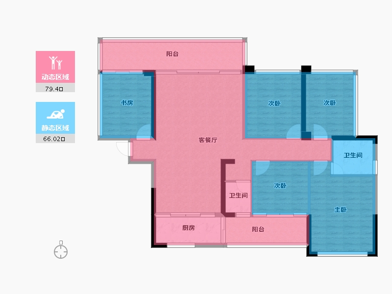 广西壮族自治区-河池市-豪门国际-106.00-户型库-动静分区