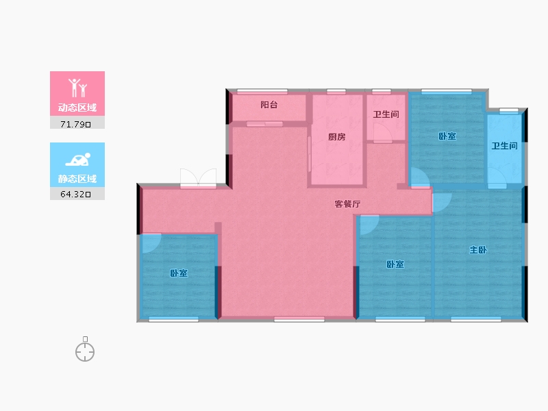 河南省-周口市-未来天境-143.00-户型库-动静分区