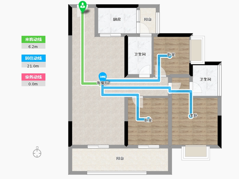 广东省-阳江市-国鼎·湾玺壹号-93.23-户型库-动静线