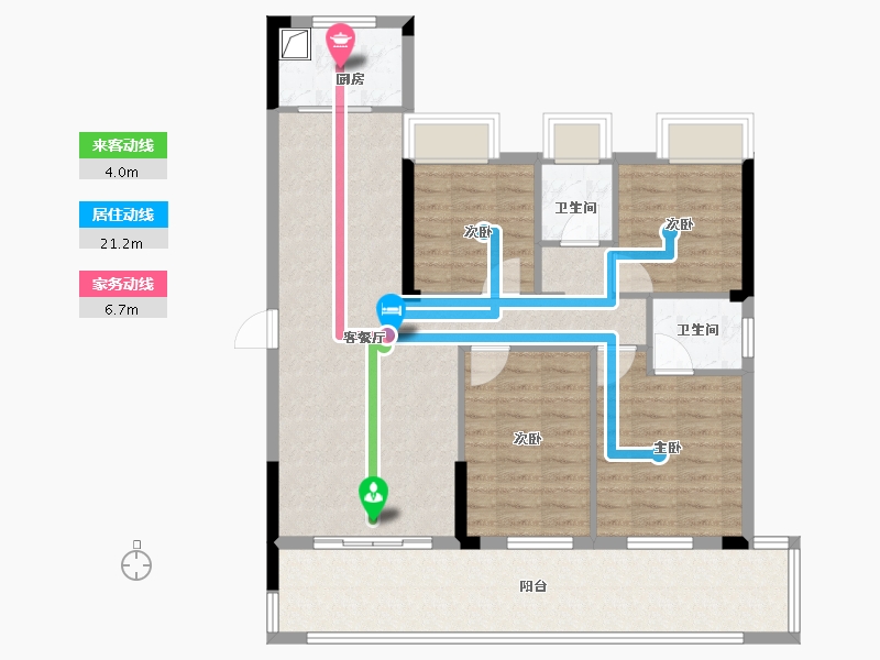 湖北省-黄冈市-孝感九里-103.20-户型库-动静线