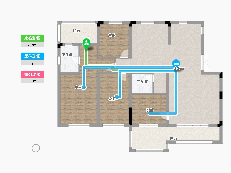 浙江省-绍兴市-上品学府-128.00-户型库-动静线