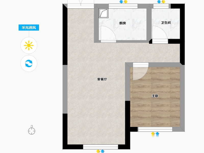 甘肃省-庆阳市-盛世宏璟-35.25-户型库-采光通风