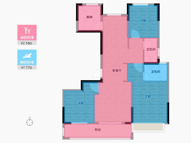 浙江省-绍兴市-上品学府-99.20-户型库-动静分区