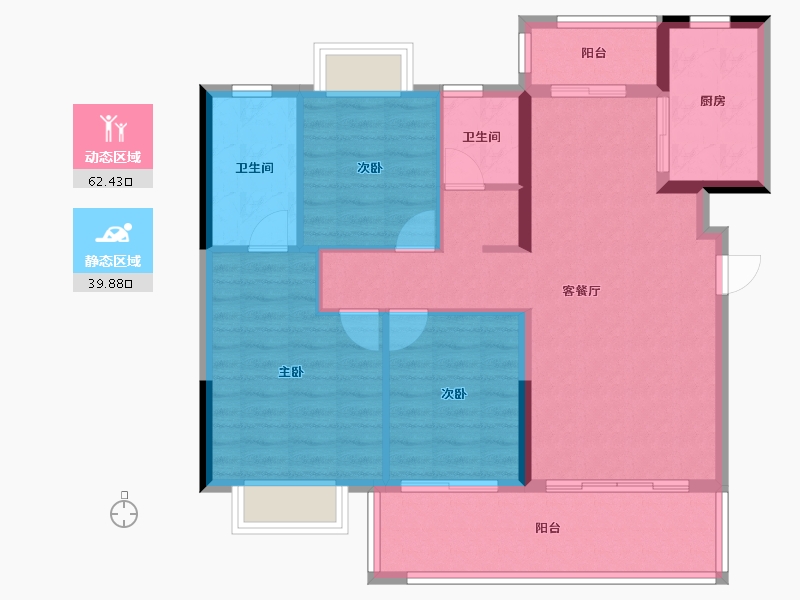 海南省-儋州市-御水湾-92.00-户型库-动静分区