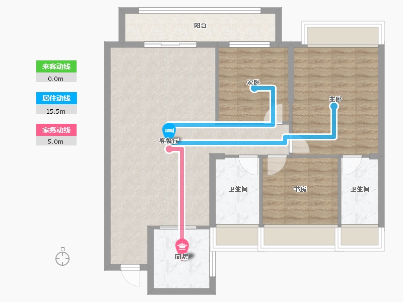 湖北省-黄冈市-九坤新城首府-97.00-户型库-动静线