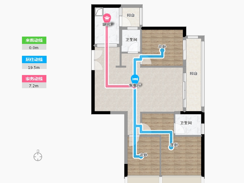 广东省-深圳市-凌云华府-92.80-户型库-动静线