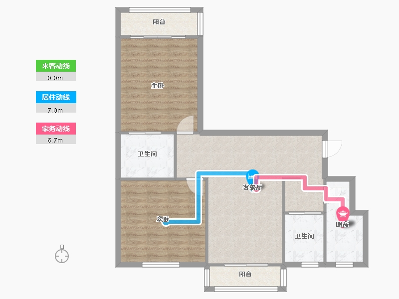 安徽省-宿州市-绿洲嘉园-92.00-户型库-动静线