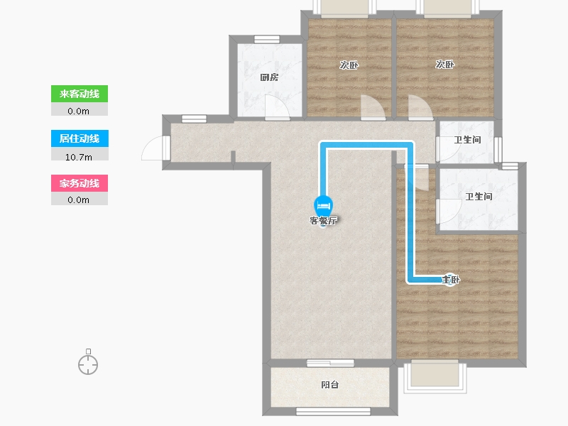 江西省-上饶市-建亨上东城(北区)-100.32-户型库-动静线