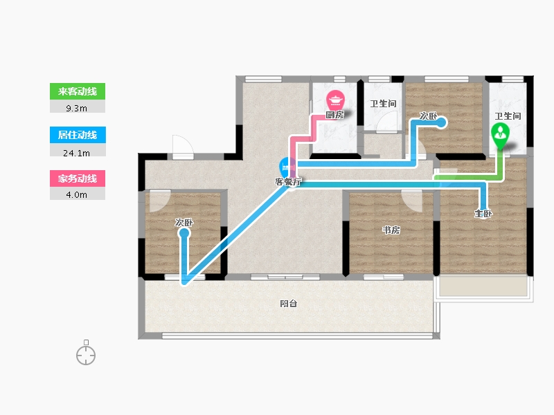 河南省-三门峡市-锦悦新著-114.40-户型库-动静线