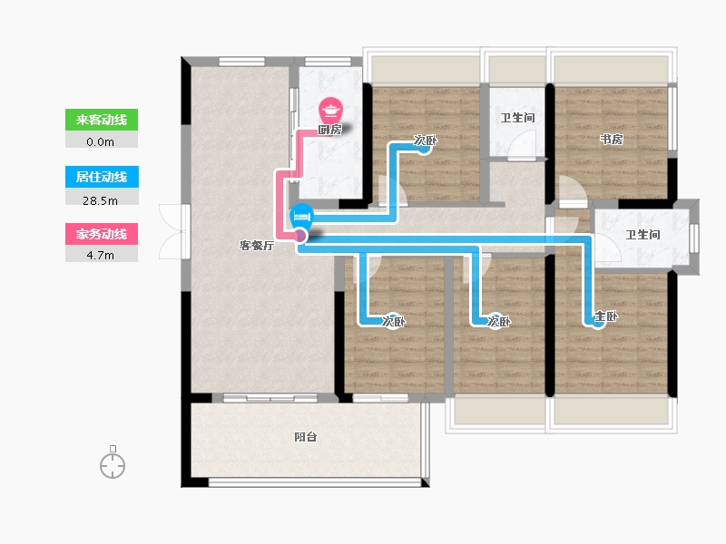 广东省-湛江市-福濠华庭-111.70-户型库-动静线