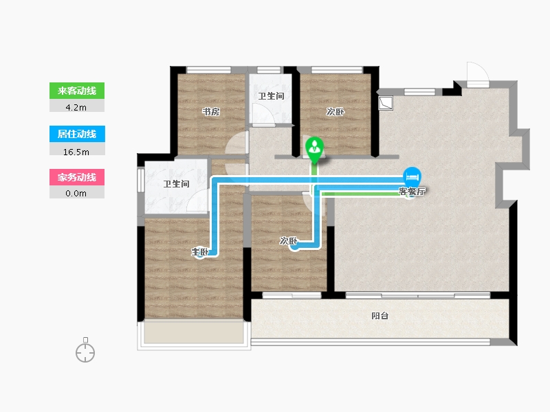 浙江省-杭州市-中交荷语江山府-99.09-户型库-动静线