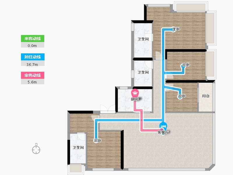 福建省-厦门市-国贸海上鸣樾-144.00-户型库-动静线