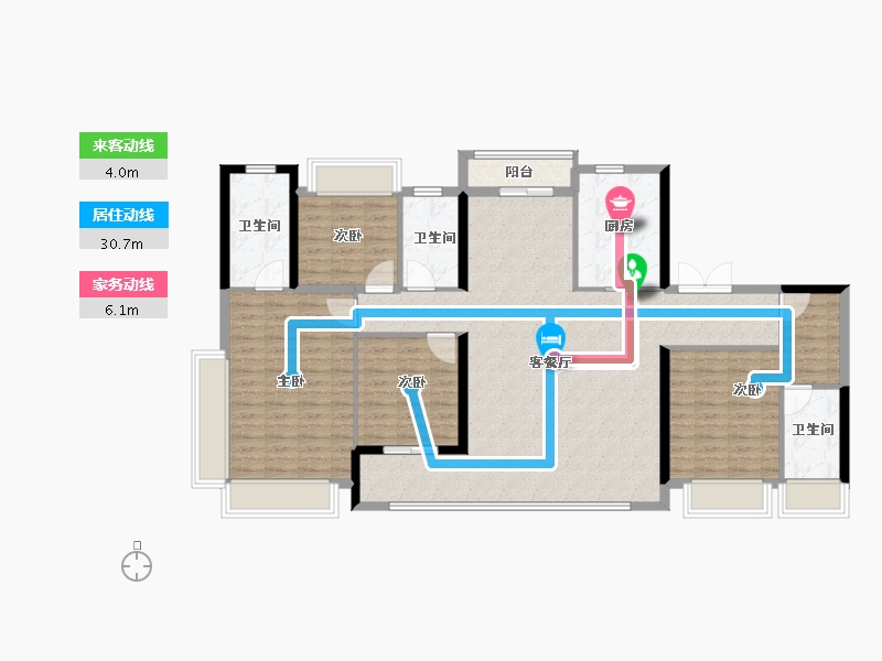 福建省-厦门市-国贸海上鸣樾-134.27-户型库-动静线