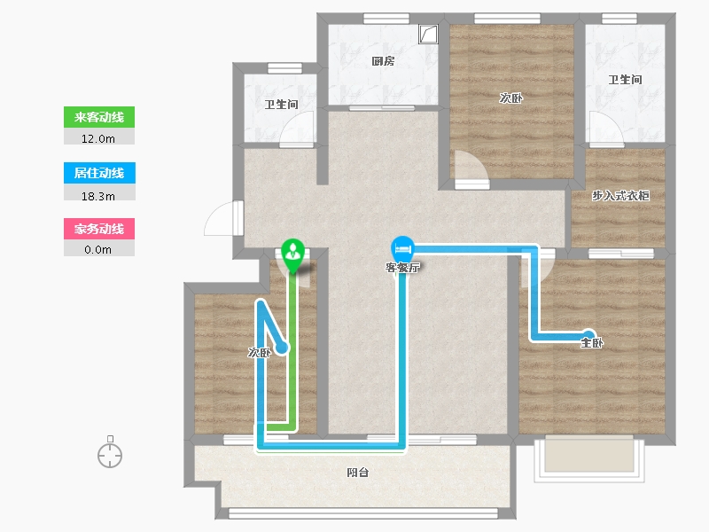 河北省-衡水市-朗悦府-96.00-户型库-动静线