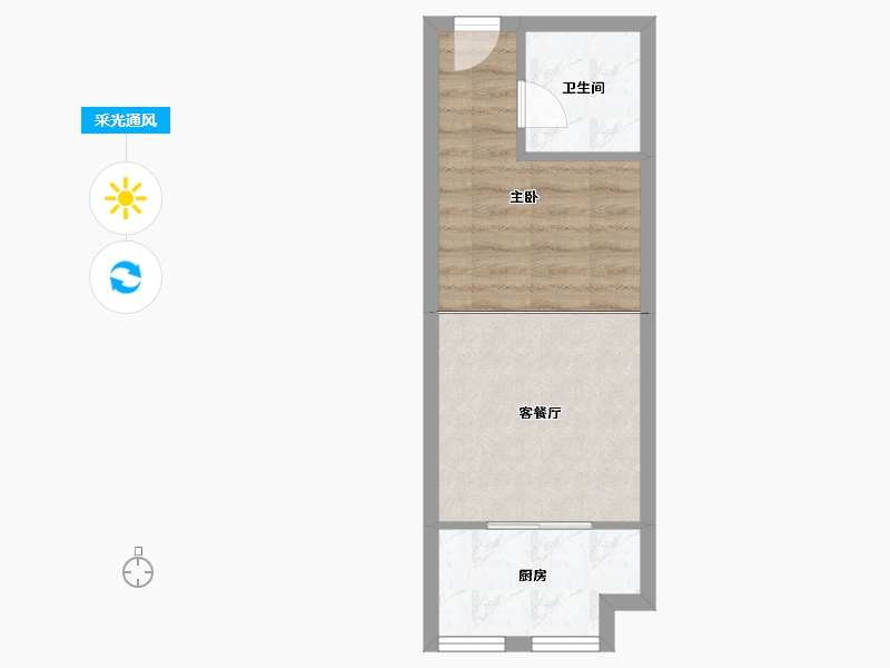 陕西省-西安市-万象春天2期-32.53-户型库-采光通风