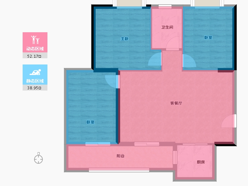 广东省-广州市-嘉汇城-82.40-户型库-动静分区