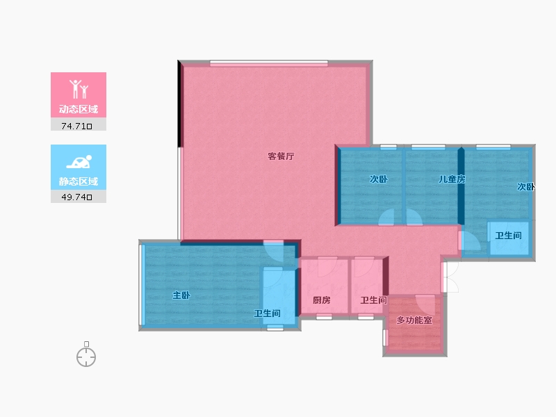 贵州省-遵义市-百里侯潮府-112.14-户型库-动静分区