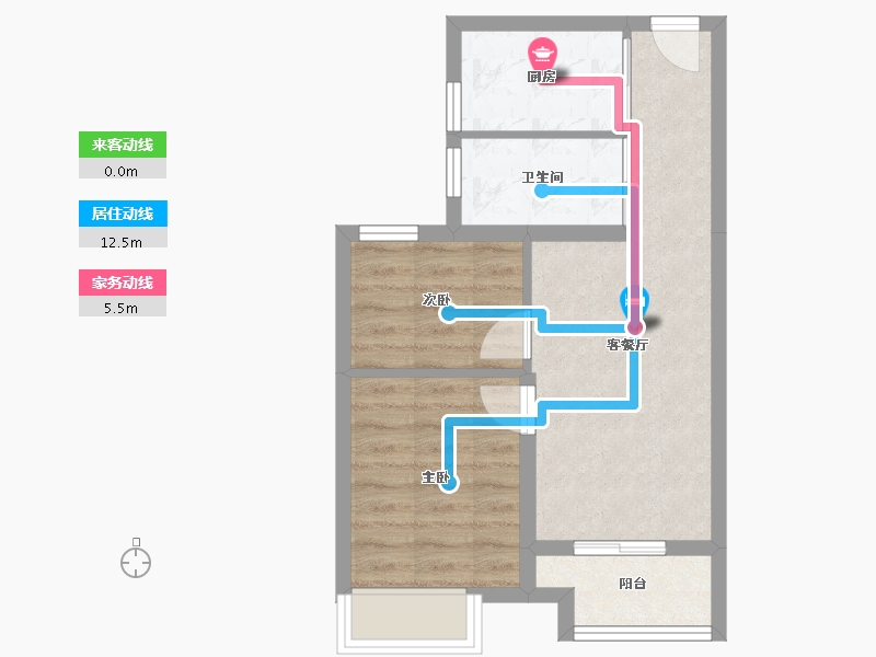 浙江省-杭州市-襄贤望府-49.00-户型库-动静线