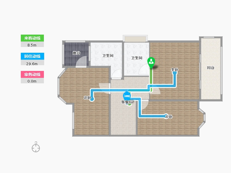 山东省-济南市-泉景卧龙花园-300.00-户型库-动静线