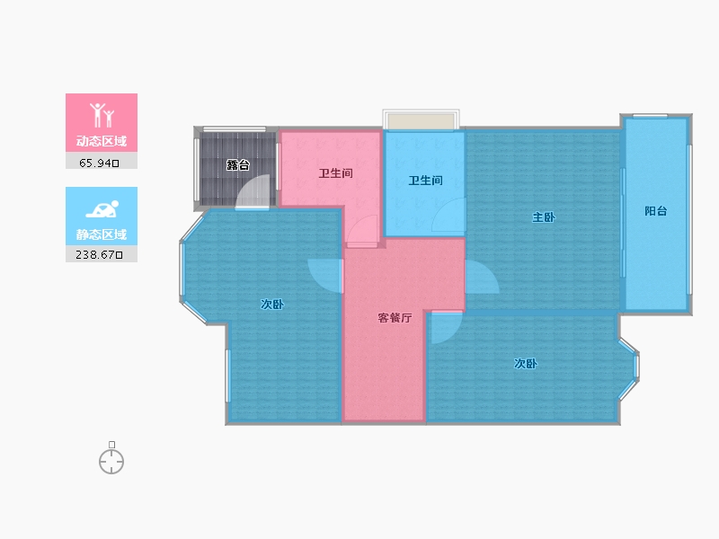 山东省-济南市-泉景卧龙花园-300.00-户型库-动静分区