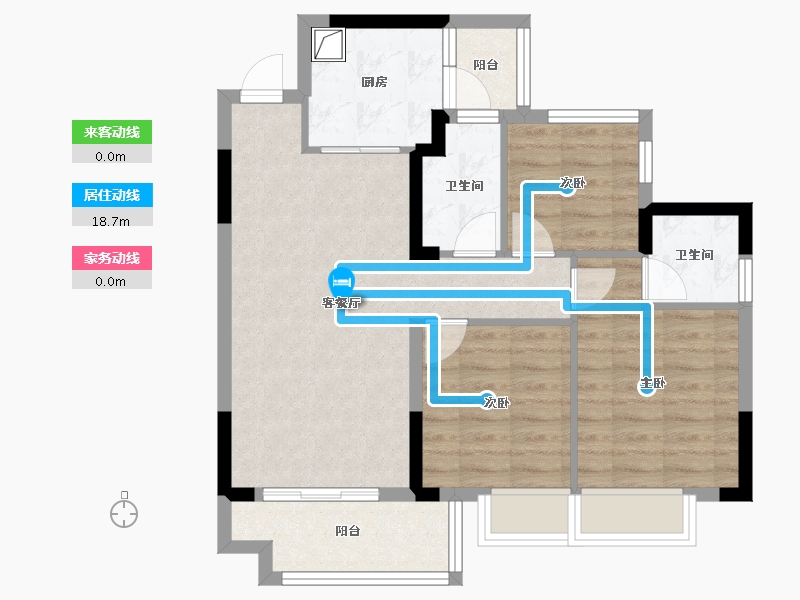 四川省-乐山市-江山和鸣-72.00-户型库-动静线