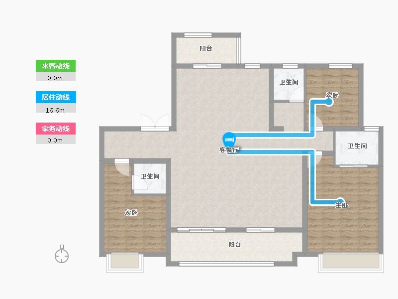 陕西省-铜川市-榕·熙林岳-129.31-户型库-动静线