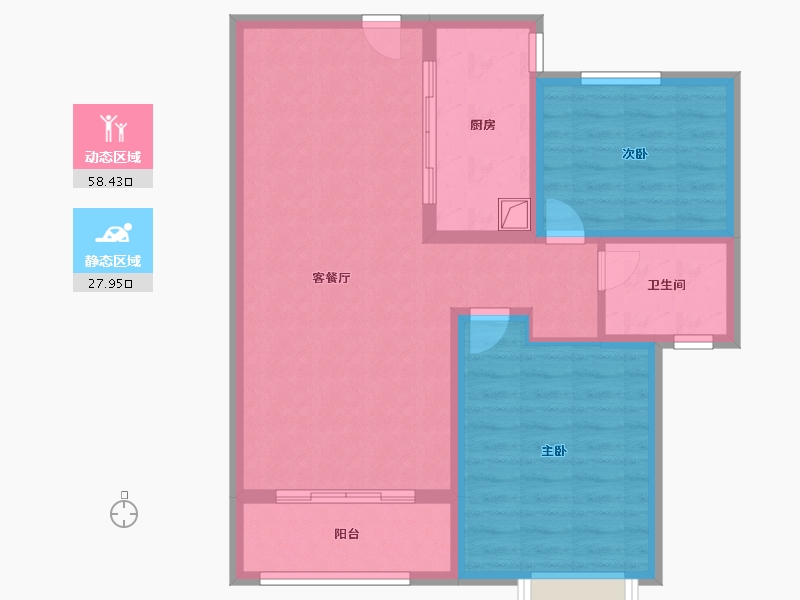 山东省-济宁市-杜庙家园-77.27-户型库-动静分区