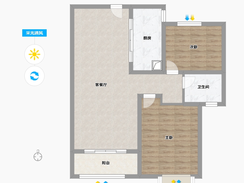 山东省-济宁市-杜庙家园-77.27-户型库-采光通风