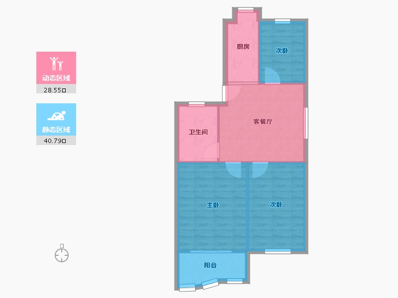 江苏省-南京市-民佳园-62.10-户型库-动静分区