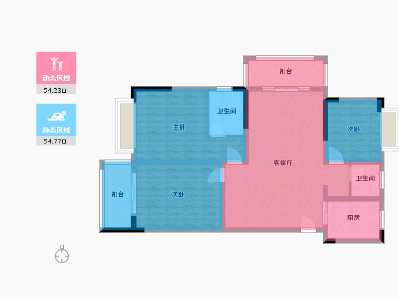 安徽省-安庆市-和顺松兹府-97.26-户型库-动静分区