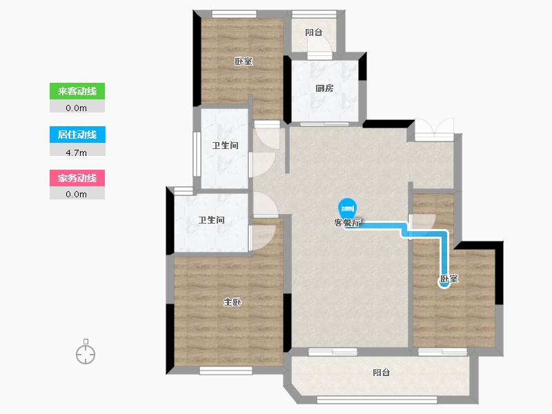 四川省-成都市-西璟天玺-81.94-户型库-动静线