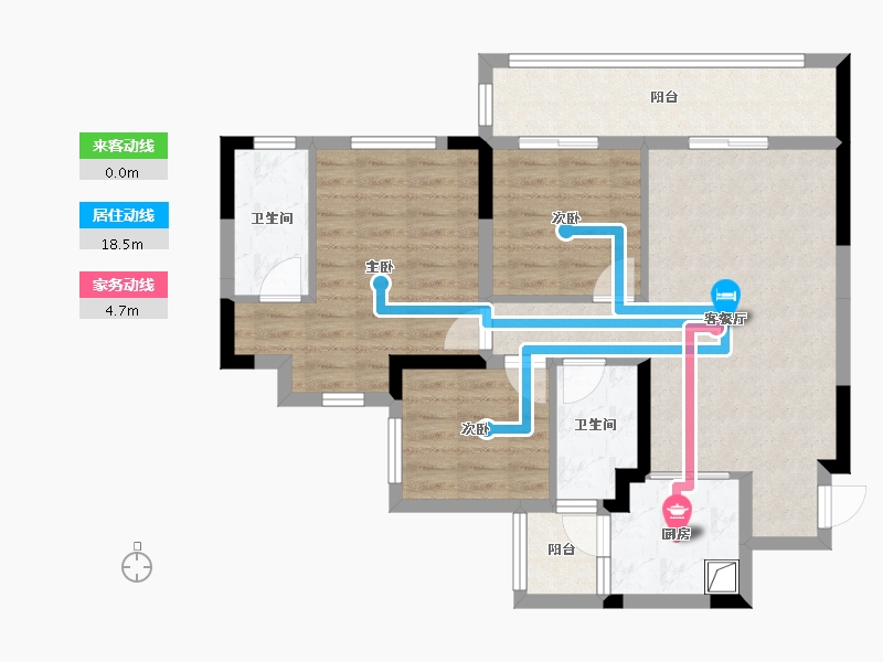 四川省-乐山市-邦泰通江云境-80.99-户型库-动静线